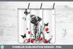 GorgeousAnimals Red Drips Tumbler design.