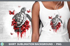 GorgeousAnimals Red Drips Shirt design.