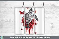 GorgeousAnimals Red Drips Tumbler design.