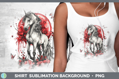 GorgeousAnimals Red Drips Shirt design.