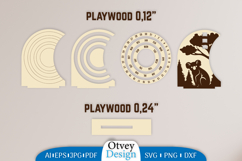 Animals Round Calendar Lasercut Product Image 2