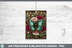 GorgeousAnimals Rustic Christmas Air Freshener design.