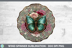 GorgeousAnimals Rustic Christmas Wind Spinner design.