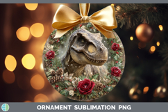 GorgeousAnimals Rustic Christmas Ornament design.