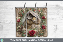 GorgeousAnimals Rustic Christmas Tumbler design.