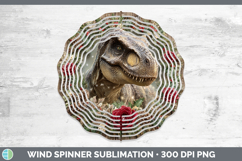 GorgeousAnimals Rustic Christmas Wind Spinner design.