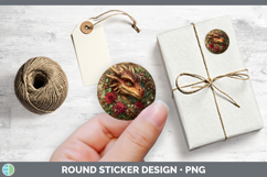 GorgeousAnimals Rustic Christmas Stickers design.