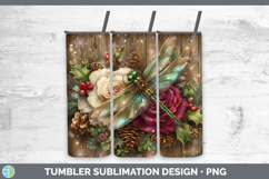 GorgeousAnimals Rustic Christmas Tumbler design.