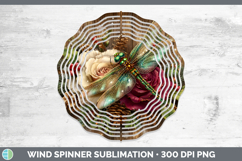 GorgeousAnimals Rustic Christmas Wind Spinner design.