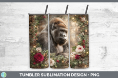 GorgeousAnimals Rustic Christmas Tumbler design.