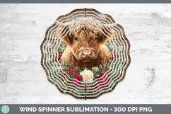 GorgeousAnimals Rustic Christmas Wind Spinner design.