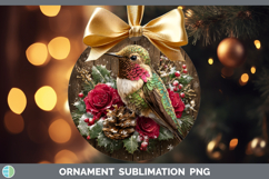 GorgeousAnimals Rustic Christmas Ornament design.