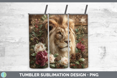 GorgeousAnimals Rustic Christmas Tumbler design.