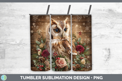 GorgeousAnimals Rustic Christmas Tumbler design.