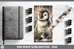 GorgeousAnimals Rustic Christmas Pen Wrap design.
