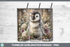 GorgeousAnimals Rustic Christmas Tumbler design.