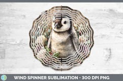 GorgeousAnimals Rustic Christmas Wind Spinner design.