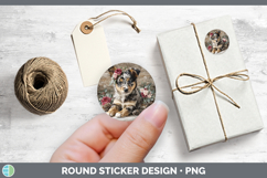 GorgeousAnimals Rustic Christmas Stickers design.