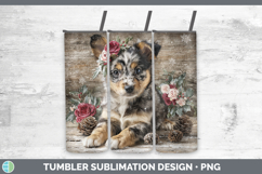 GorgeousAnimals Rustic Christmas Tumbler design.