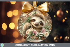 GorgeousAnimals Rustic Christmas Ornament design.