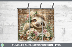 GorgeousAnimals Rustic Christmas Tumbler design.