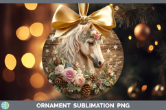 GorgeousAnimals Rustic Christmas Ornament design.