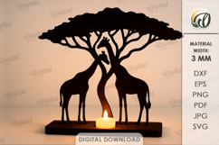 Animals Candle Holders Bundle Lasercut. Tea Light Holder SVG Product Image 6