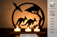 Animals Candle Holders Bundle Lasercut. Tea Light Holder SVG Product Image 8