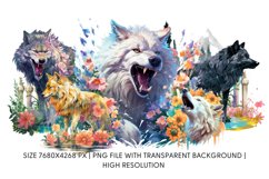 cute Animals Sublimation Bundle, Watercolor Animals Bundle