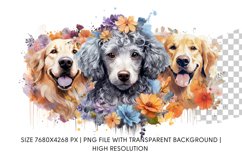 cute Animals Sublimation Bundle, Watercolor Animals Bundle