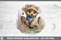 GorgeousAnimals Summer Bandana Wind Spinner design.