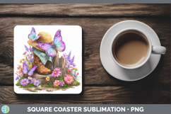 GorgeousAnimals Summer Bandana Square Coaster design.