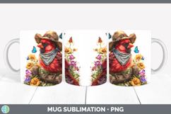 GorgeousAnimals Summer Bandana Mug Wrap design.