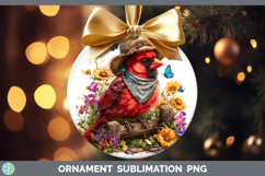 GorgeousAnimals Summer Bandana Ornament design.