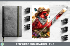 GorgeousAnimals Summer Bandana Pen Wrap design.