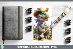 GorgeousAnimals Summer Bandana Pen Wrap design.