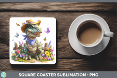 GorgeousAnimals Summer Bandana Square Coaster design.