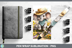 GorgeousAnimals Summer Bandana Pen Wrap design.