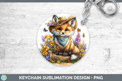 GorgeousAnimals Summer Bandana Keychain design.