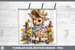 GorgeousAnimals Summer Bandana Tumbler design.