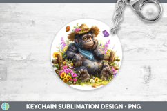 GorgeousAnimals Summer Bandana Keychain design.