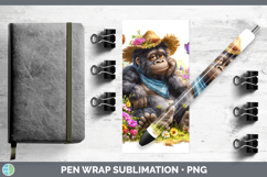 GorgeousAnimals Summer Bandana Pen Wrap design.
