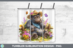 GorgeousAnimals Summer Bandana Tumbler design.