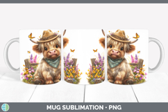 GorgeousAnimals Summer Bandana Mug Wrap design.