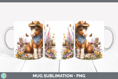 GorgeousAnimals Summer Bandana Mug Wrap design.