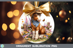 GorgeousAnimals Summer Bandana Ornament design.
