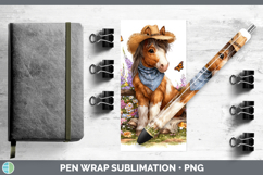 GorgeousAnimals Summer Bandana Pen Wrap design.