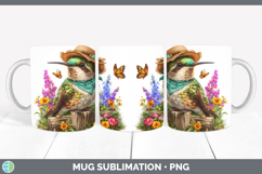 GorgeousAnimals Summer Bandana Mug Wrap design.
