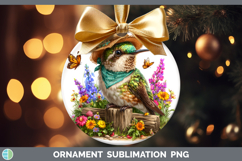 GorgeousAnimals Summer Bandana Ornament design.