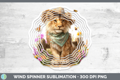 GorgeousAnimals Summer Bandana Wind Spinner design.